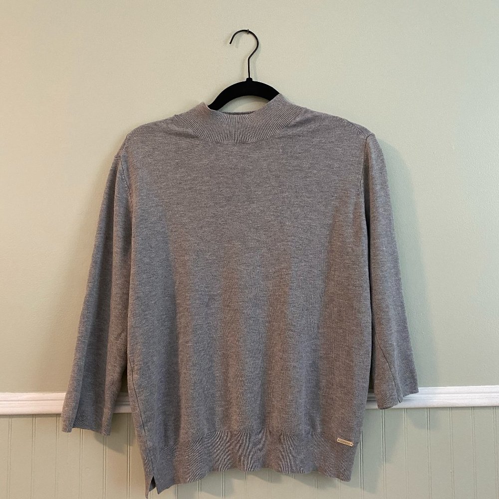 THRIFTED Catherine Malandrino Grey Turtleneck
